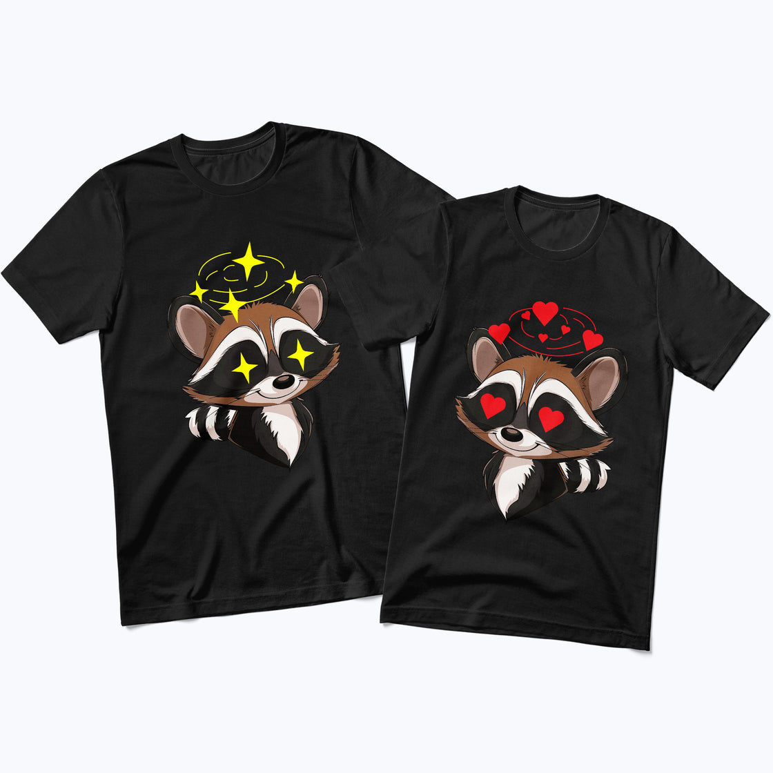 Cute Raccoon Love β Matching Duo Style for Couples Who Click