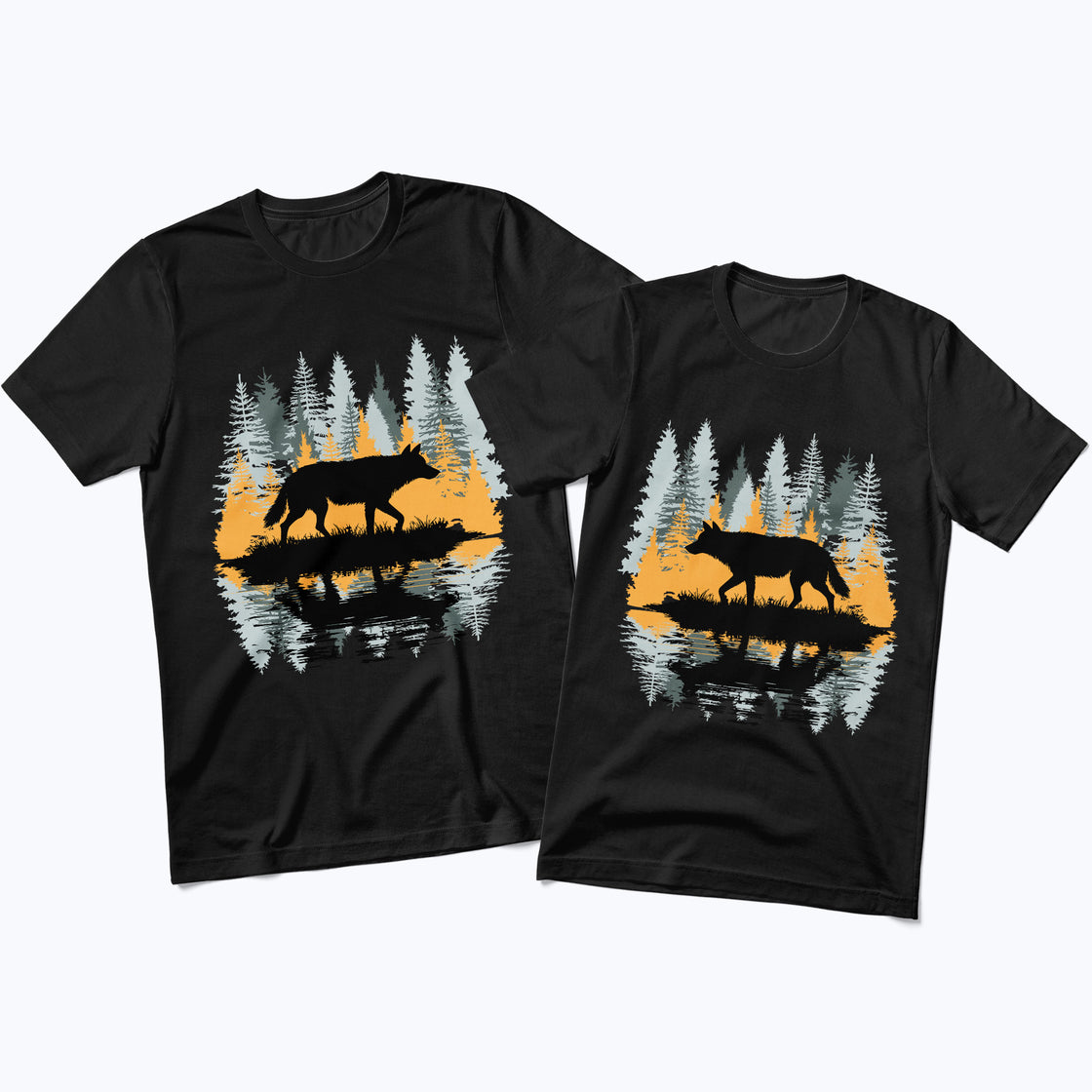 Loyal Like Wolves β Nature-Inspired Couple Outfit for the Wild at Heart