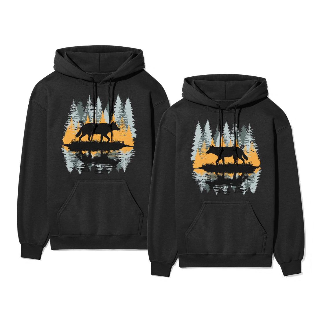 Loyal Like Wolves β Nature-Inspired Couple Outfit for the Wild at Heart
