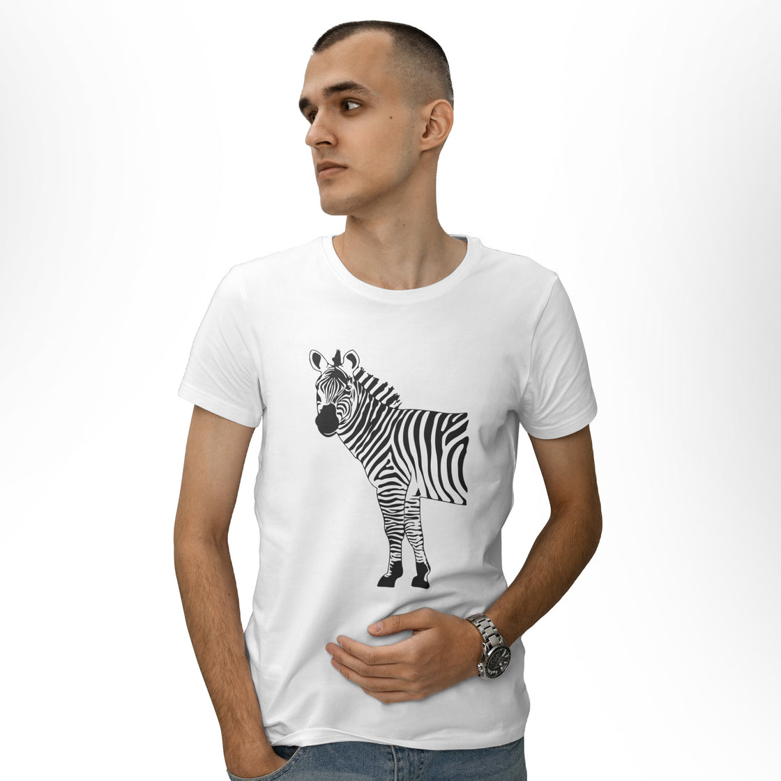 Zebra Half & Half β Matching Couple Set That Says It All Without Words