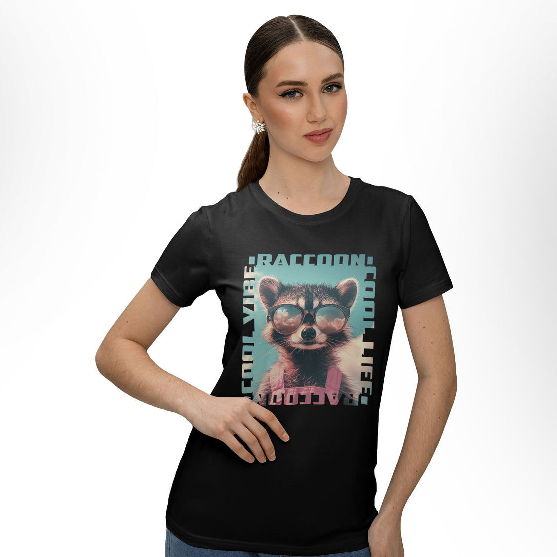 Cool Vibe Raccoon β Trendy Matching Outfits for Modern Couples