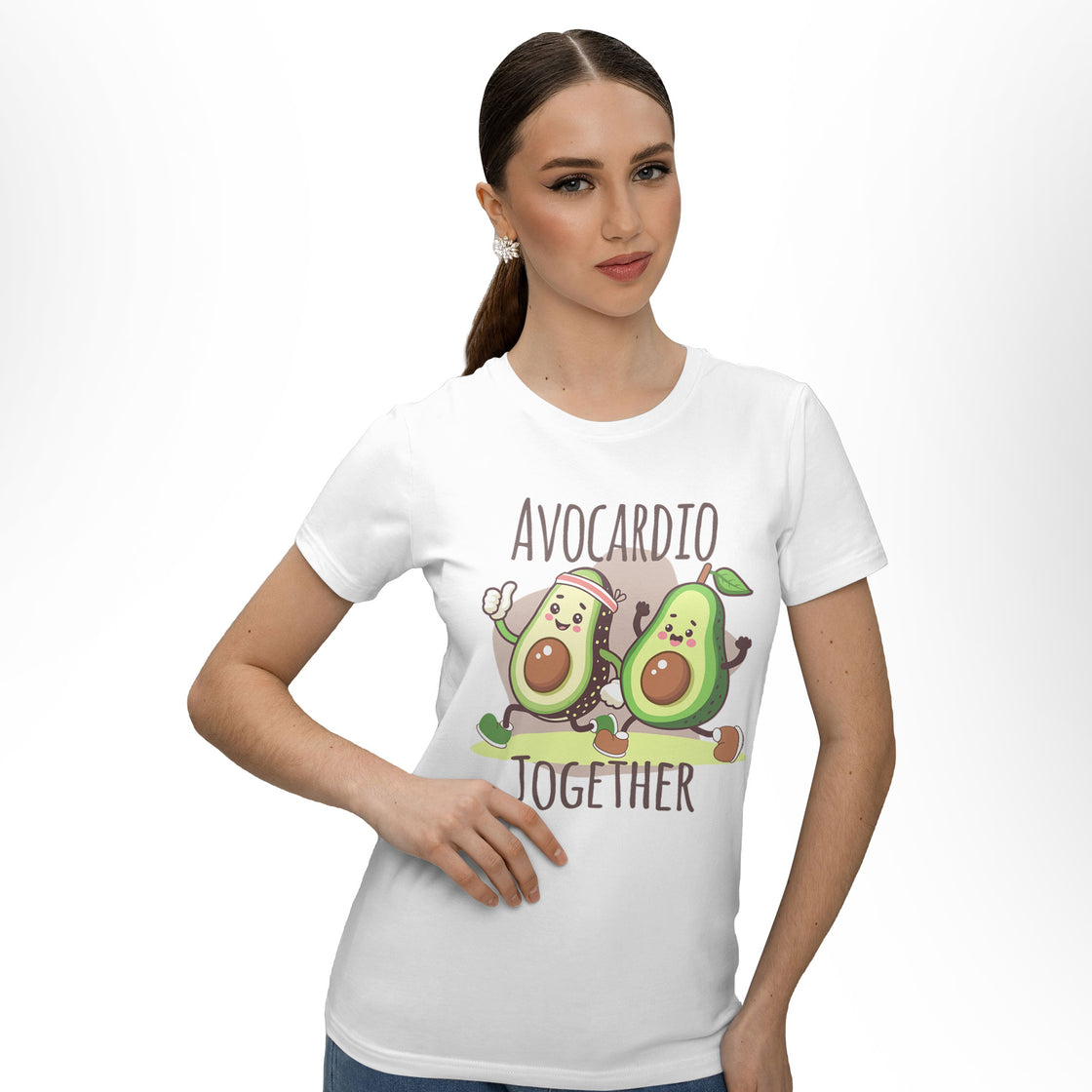 Avocardio Together β Playful Matching Outfit for Sporty Couples Who Love a Good Pun