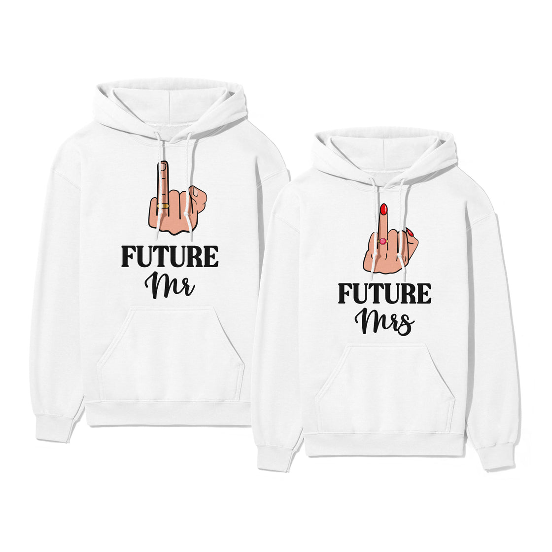 Future Mr & Future Mrs – Matching Outfits with a Playful Twist