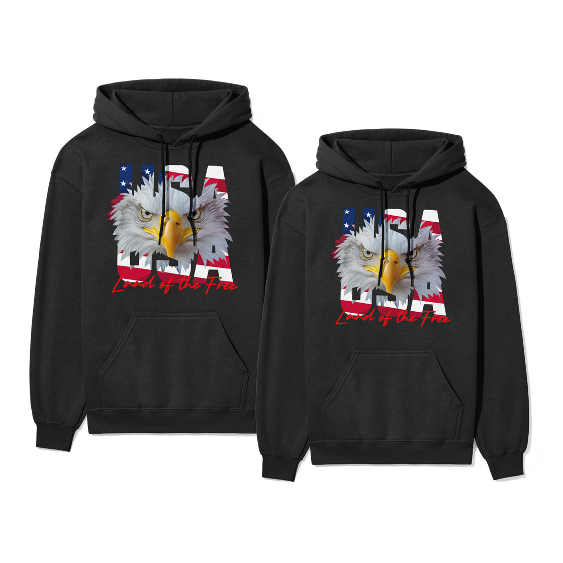 USA Eagle – Land of the Free – Matching Outfits for Couples For 4th July