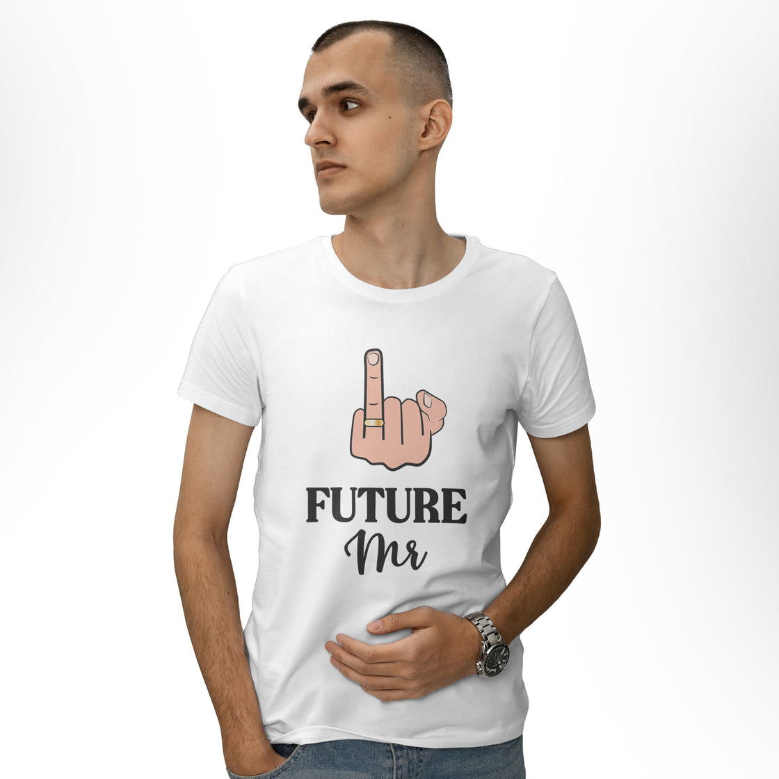 Future Mr & Future Mrs – Matching Outfits with a Playful Twist