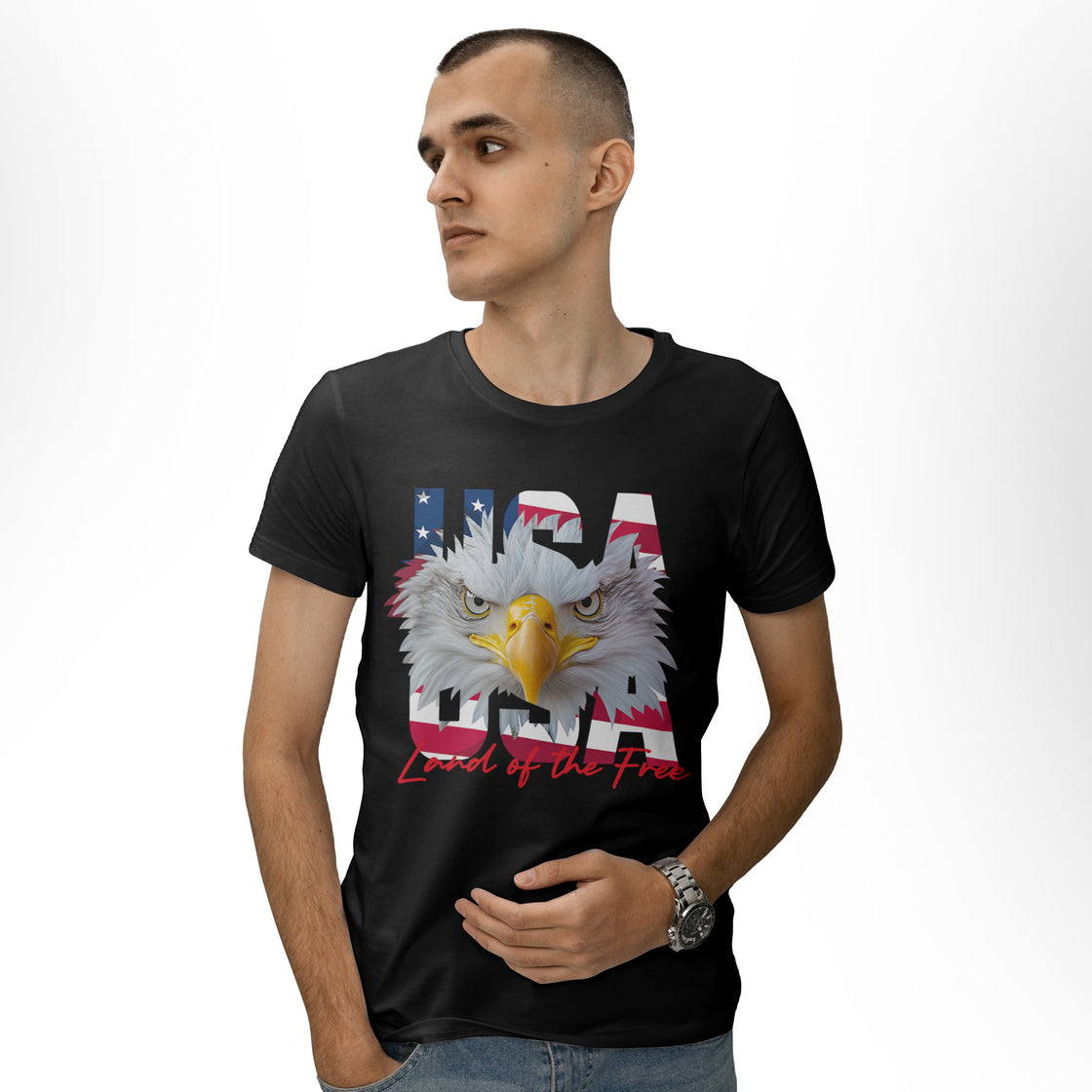 USA Eagle – Land of the Free – Matching Outfits for Couples For 4th July