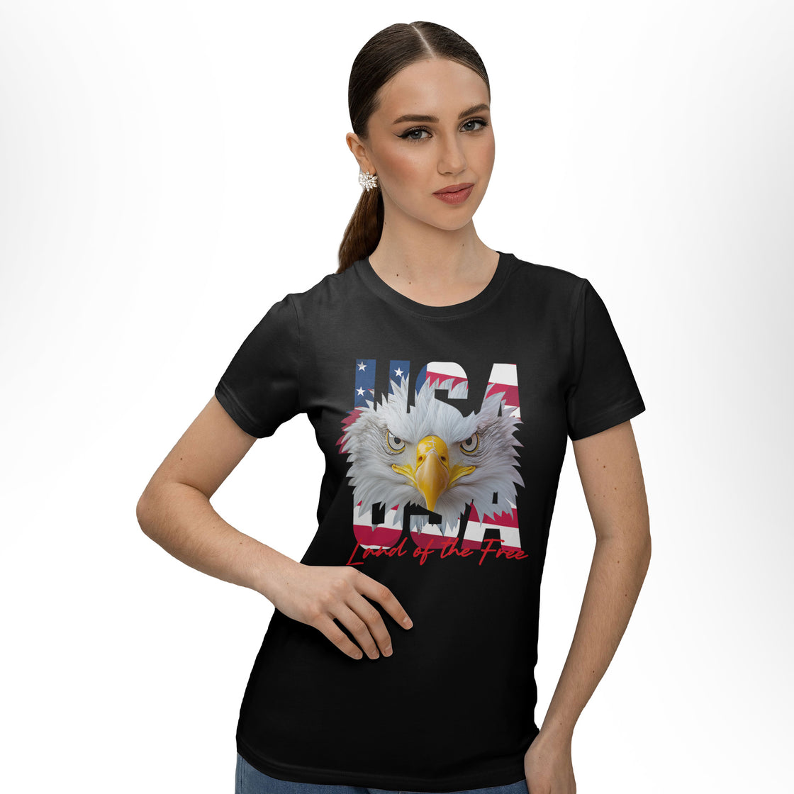 USA Eagle – Land of the Free – Matching Outfits for Couples For 4th July