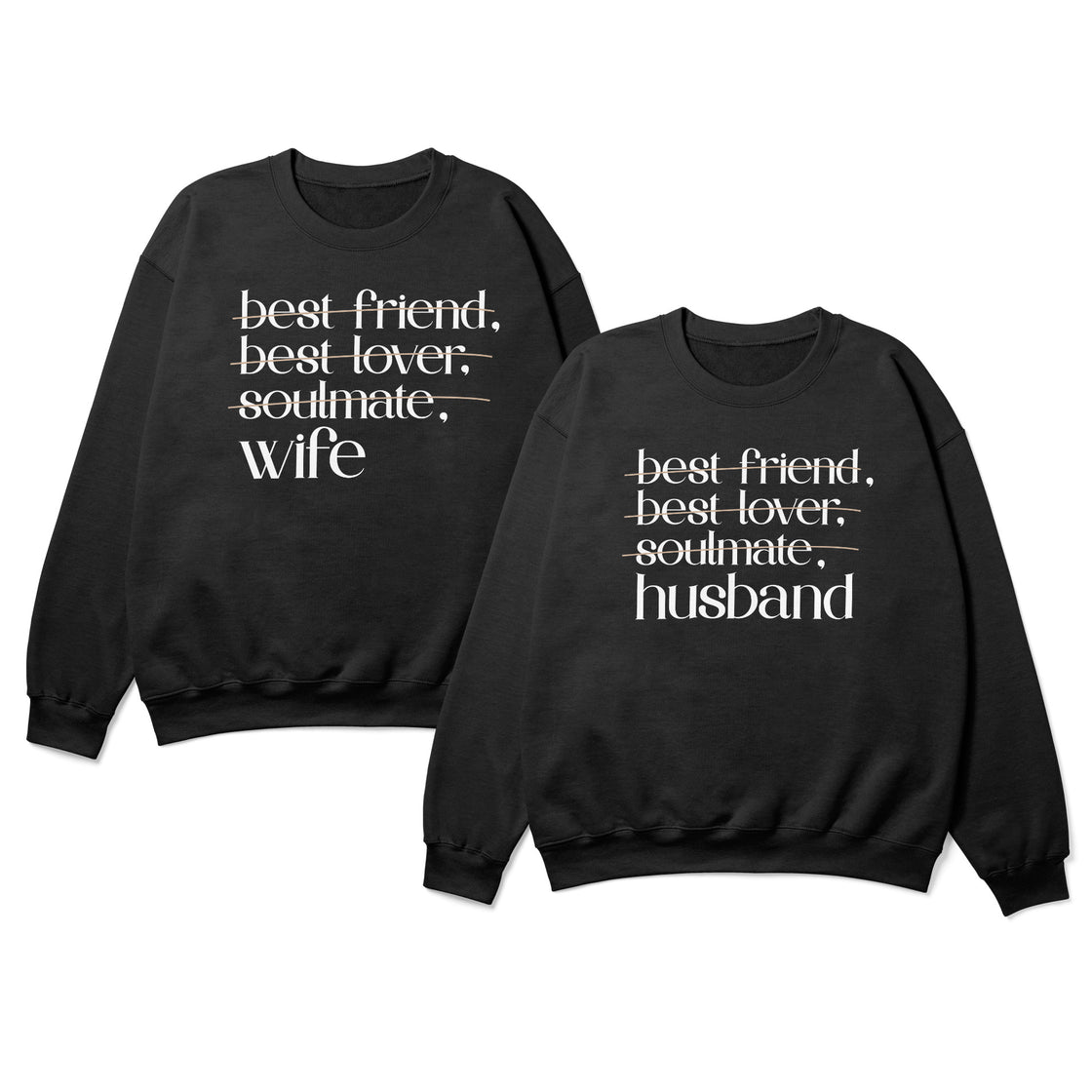 Best friend, Best Lover, Soulmate, Wife & Husband - Matching Look | Stylish Love-Inspired Outfit for Couples