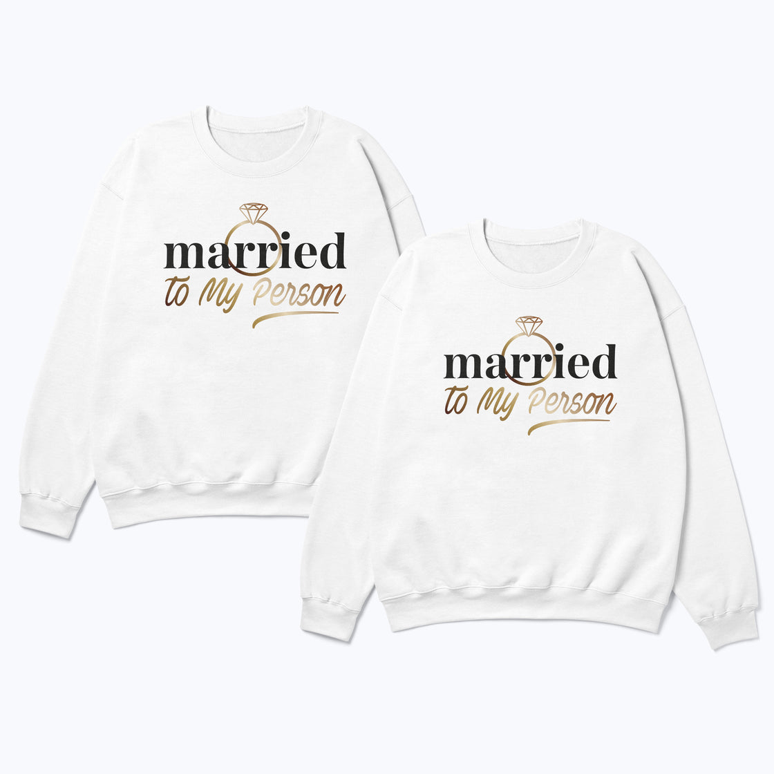 Married to My Person Matching Set | Elegant Couple Outfit for Soulmates