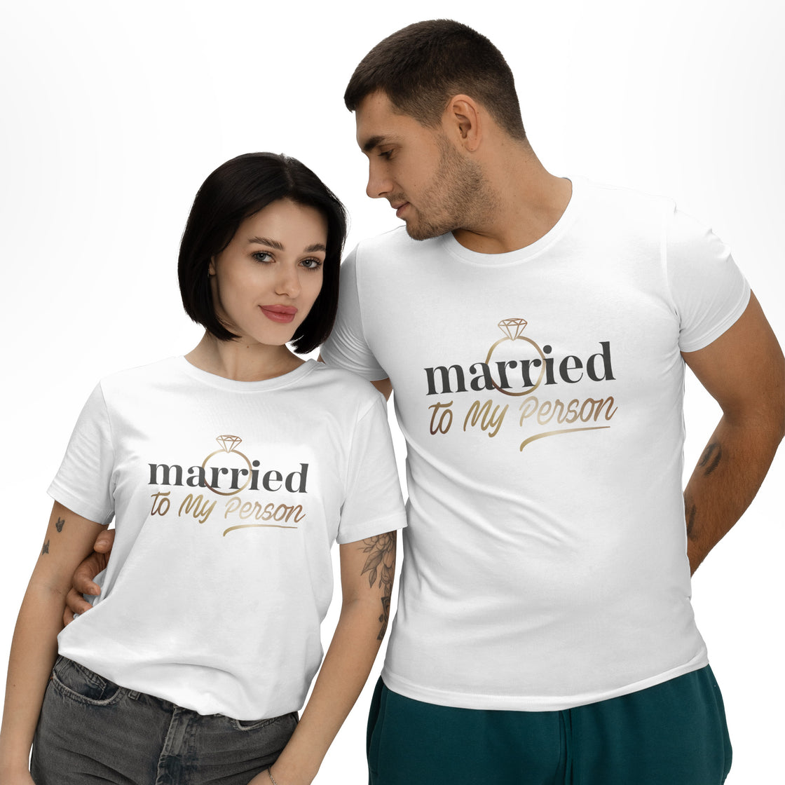Married to My Person Matching Set | Elegant Couple Outfit for Soulmates