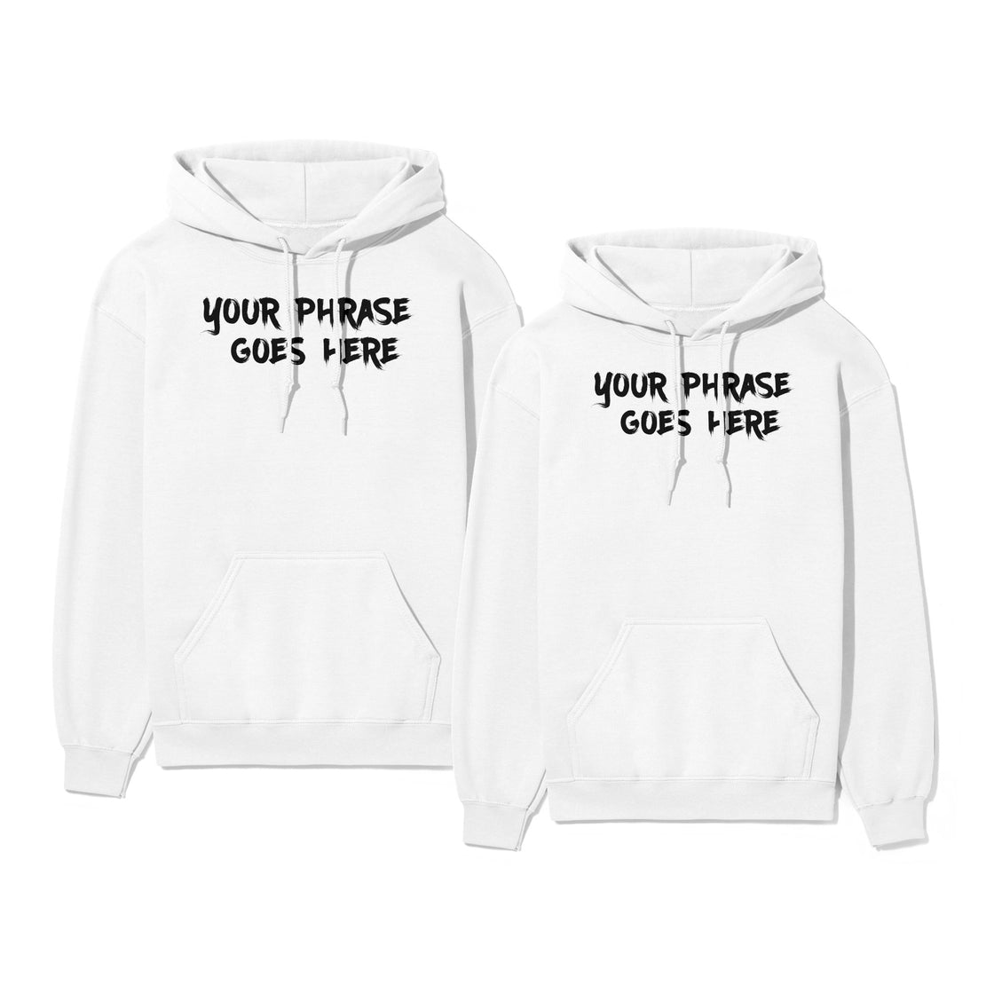 Custom Text Matching Outfits – Create Personalized Couple Shirts with Your Own Phrase