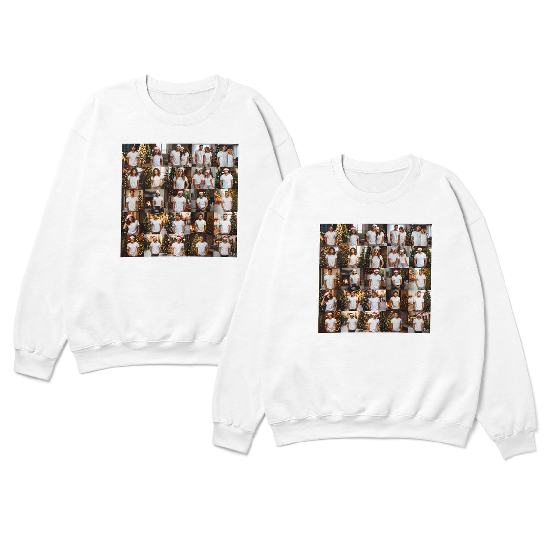 Custom Photo Collage Matching Outfits – Turn Your Favorite Photos Into Personalized Couple Shirts