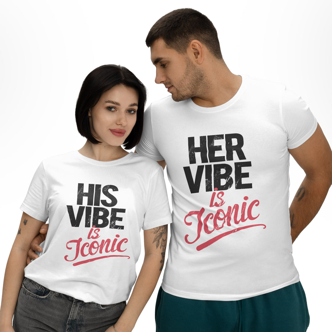 His Vibe Is Iconic & Her Vibe Is Iconic – Trendy Matching Outfit with Street Attitude