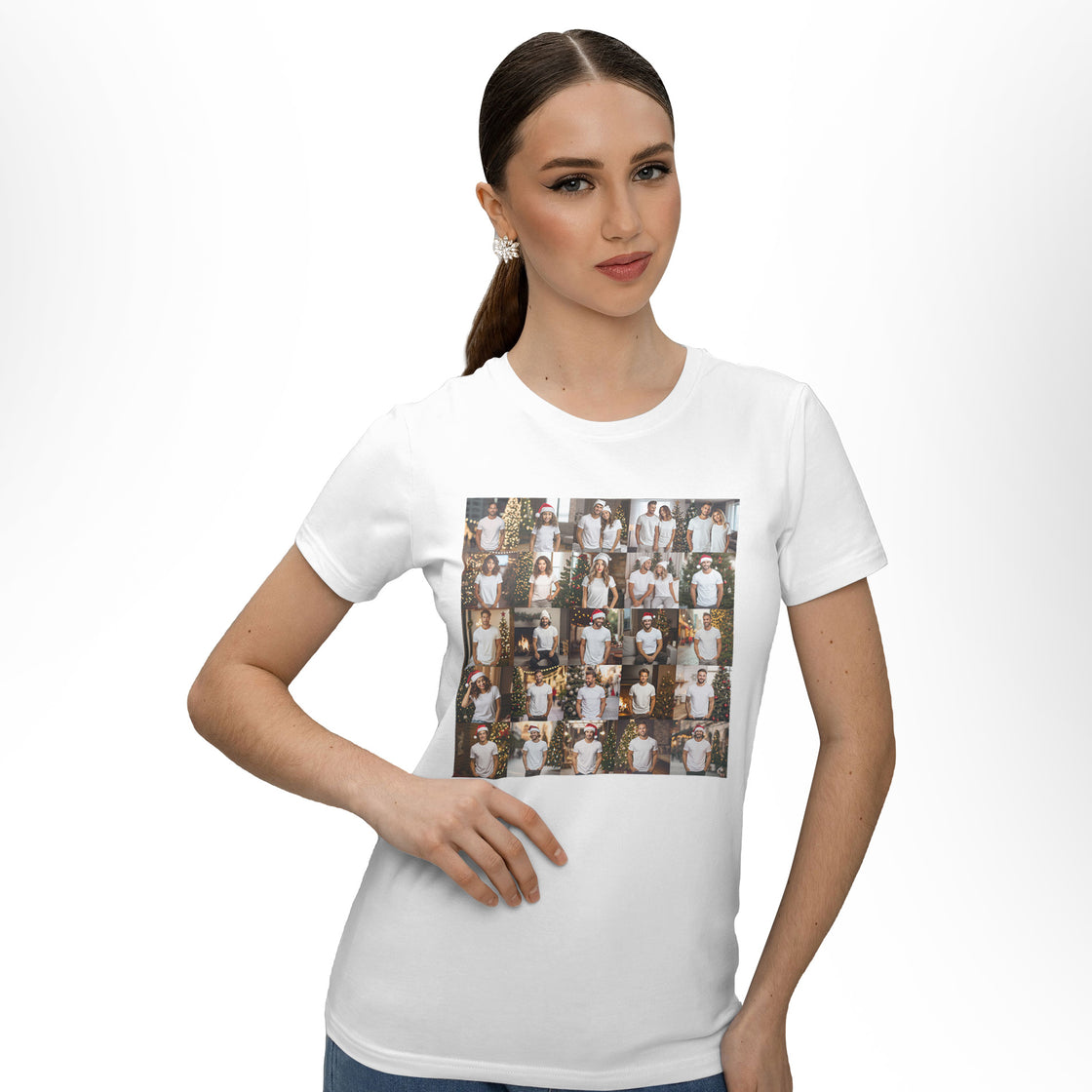 Custom Photo Collage Matching Outfits – Turn Your Favorite Photos Into Personalized Couple Shirts