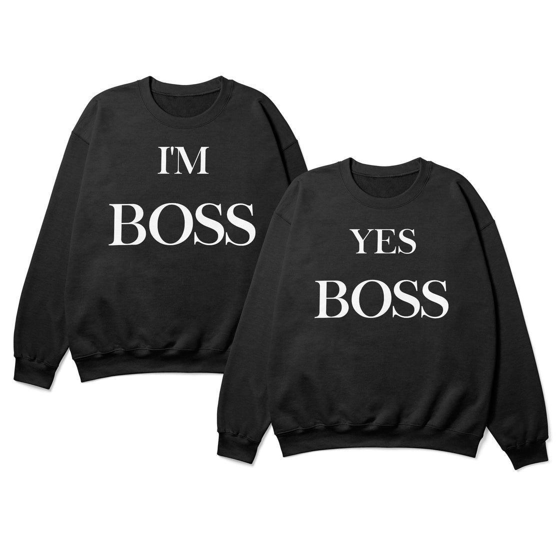 I’m Boss & Yes Boss – Matching Clothes for Couples Who Laugh Together