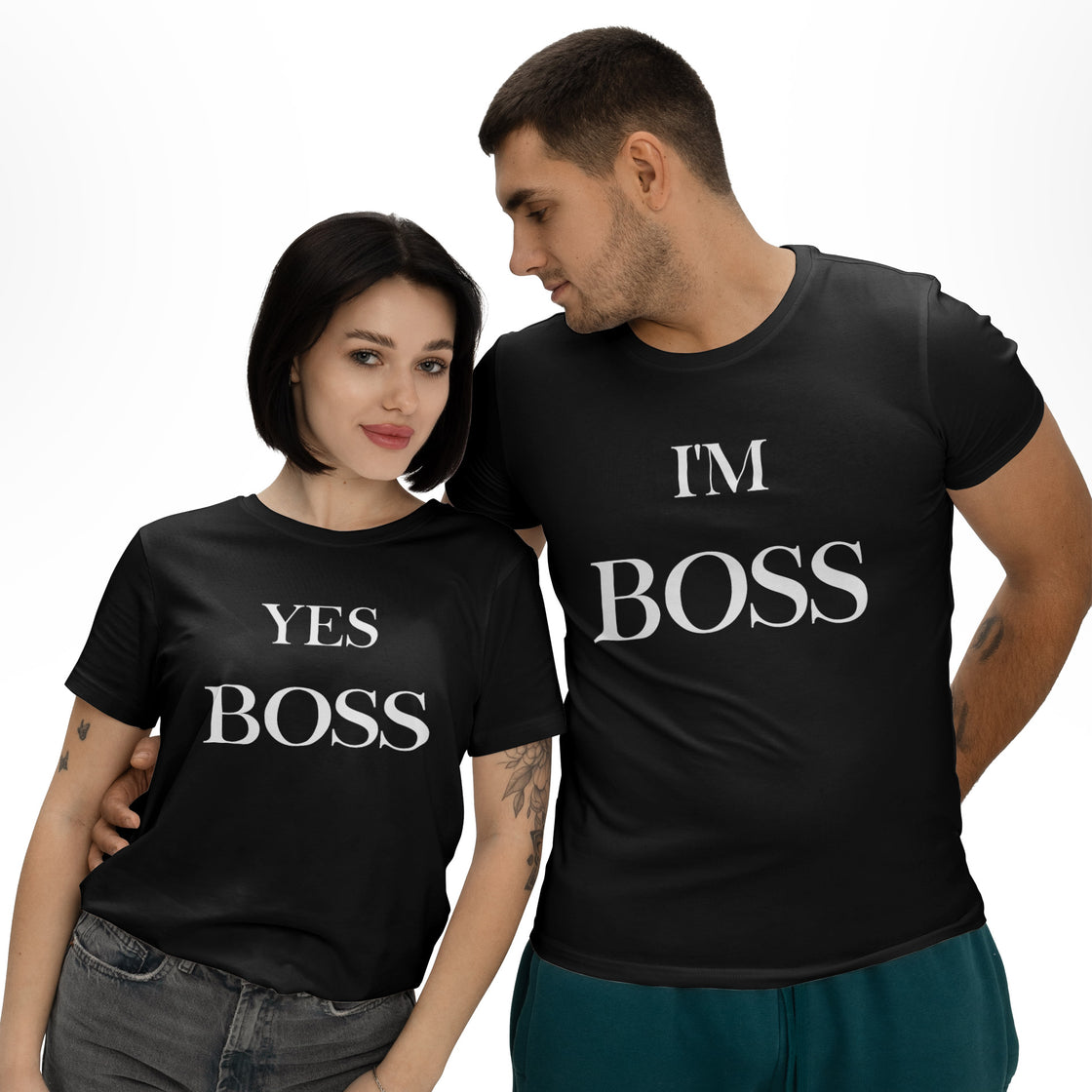 I’m Boss & Yes Boss – Matching Clothes for Couples Who Laugh Together