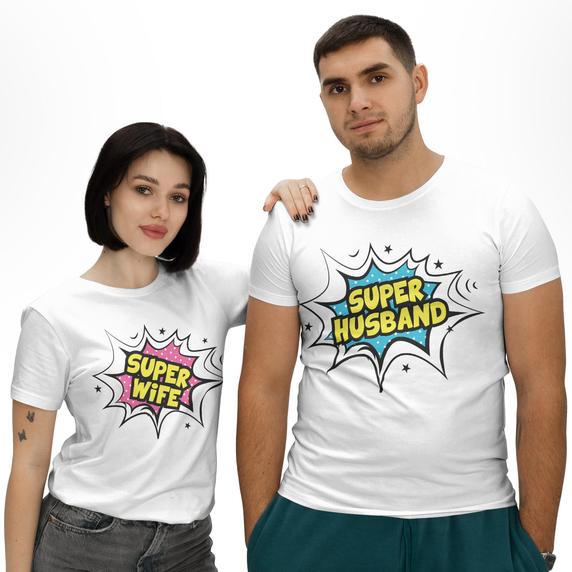 Super Husband & Wife | Matching Look for Couples Who Rock Together