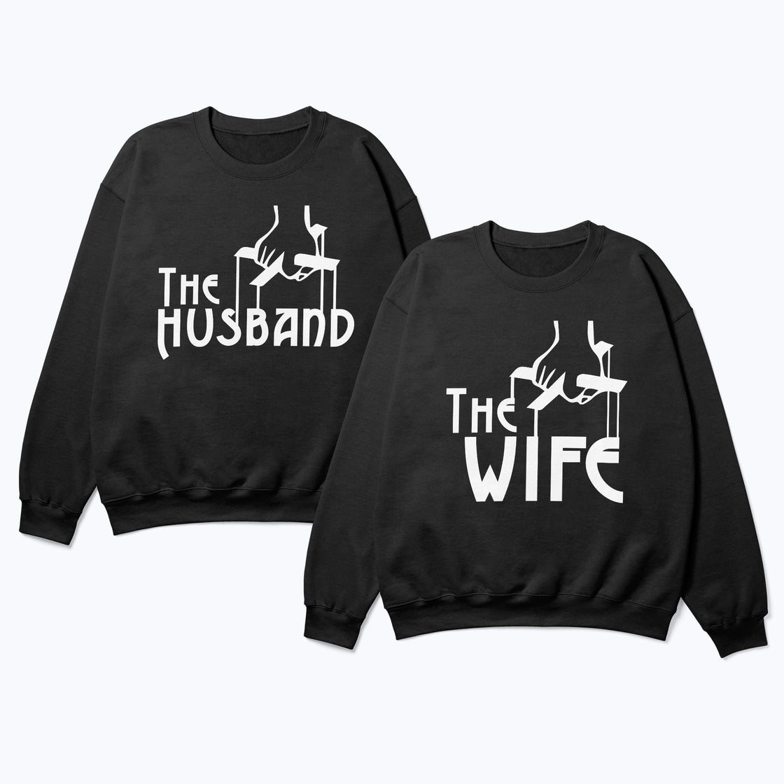 The Husband & The Wife | Funny Couple Outfit with a Godfather Twist