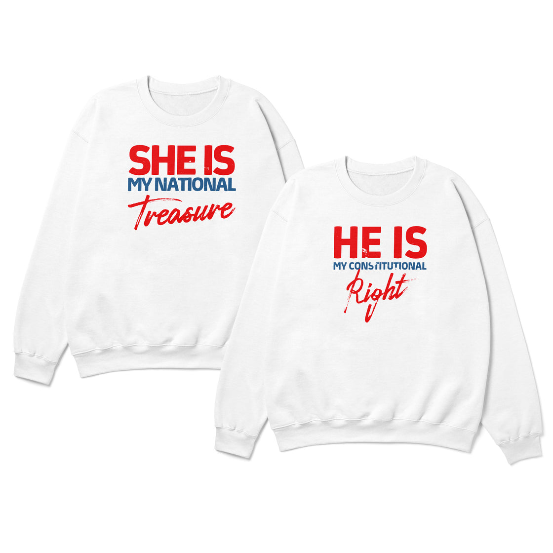 He Is My Constitutional Right & She Is My National Treasure – Bold Matching Outfits for Couples Who Love America (and Each Other)