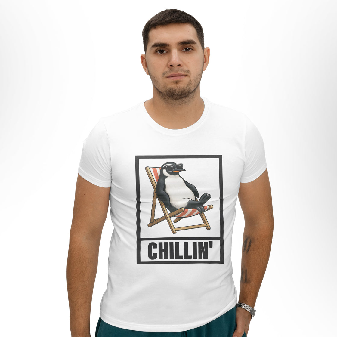 Chillin’ & Me Coming To Disturb Him Again – Funny Matching Outfit for Playful Couples