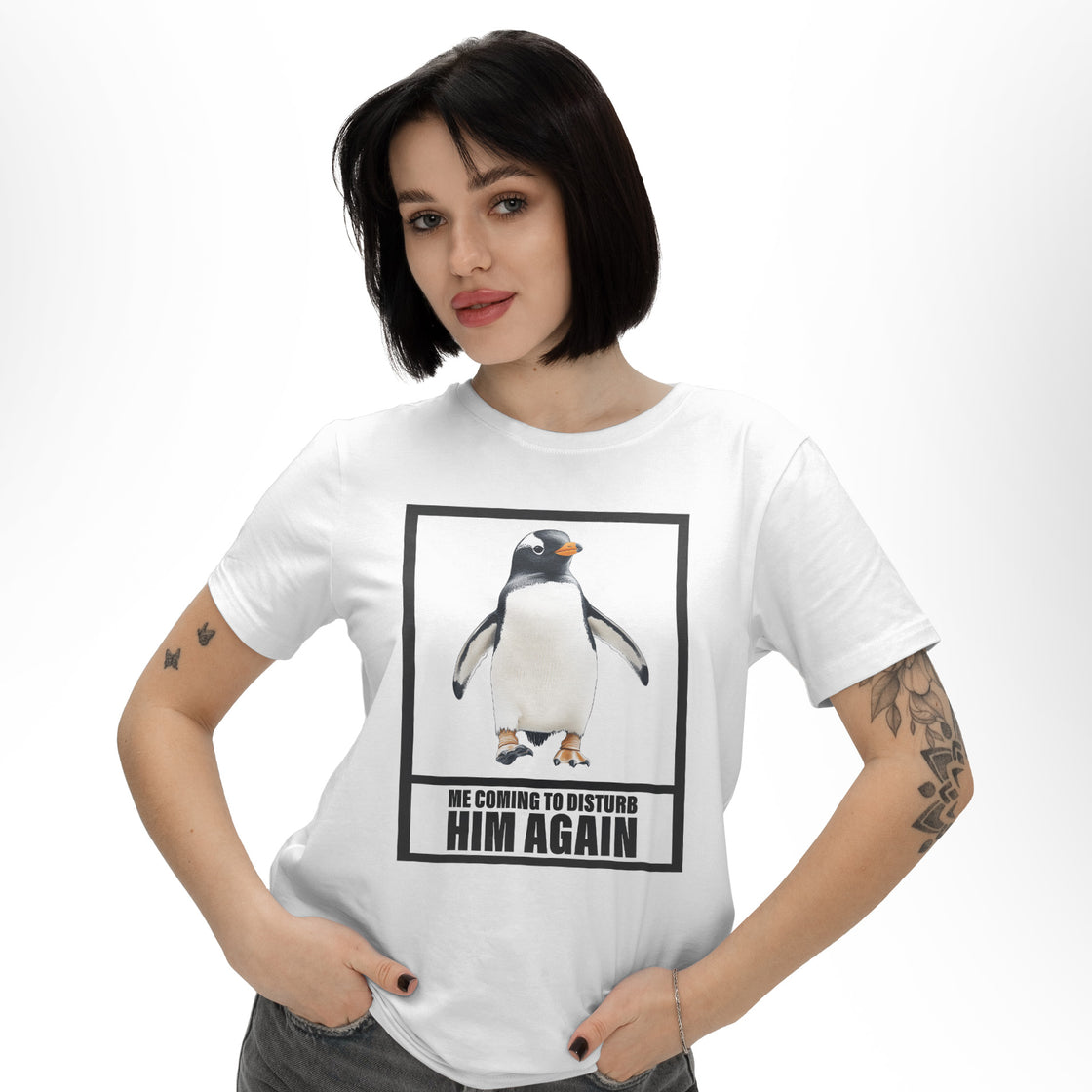 Chillin’ & Me Coming To Disturb Him Again – Funny Matching Outfit for Playful Couples