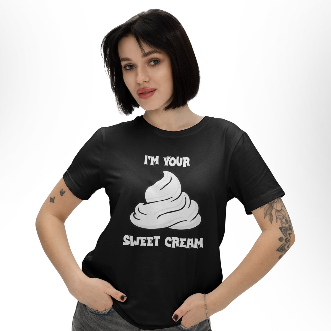 I'm Your Pumpkin Pie & I'm Your Sweet Cream | Funny Matching Set for Foodie Couples in Love