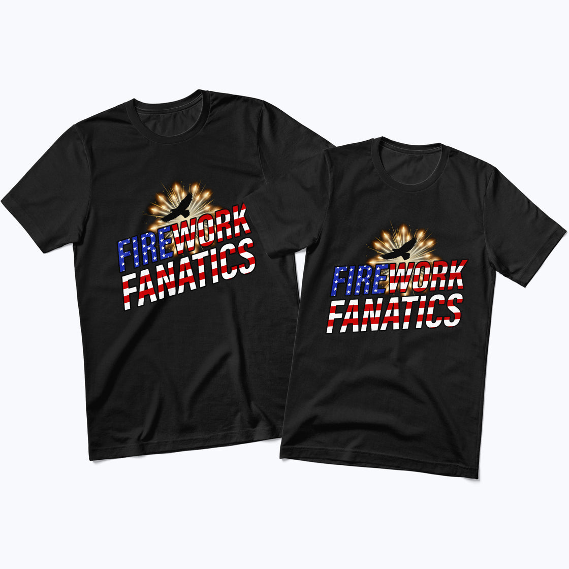 Firework Fanatics – Bold Matching Outfits for Patriotic Celebrations