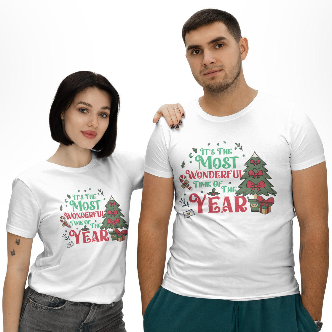 It’s The Most Wonderful Time of the Year | Matching Christmas Outfit for Couples Who Love the Holidays