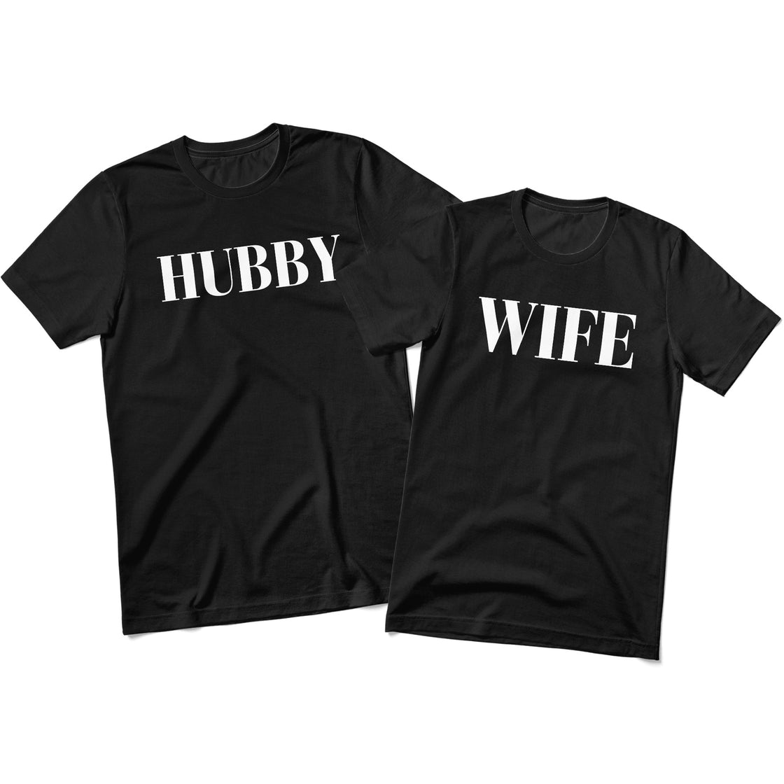 Hubby & Wife | Bold Minimalist Couplewear
