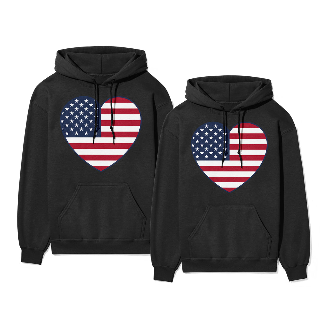 USA Flag Heart – Matching Looks for Holidays & Celebrations