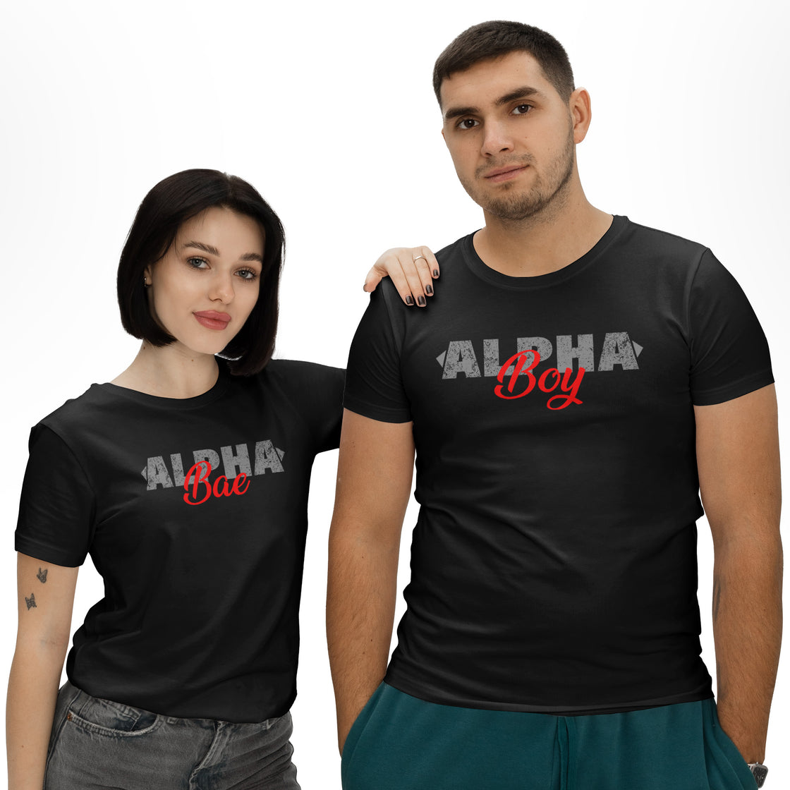 Alpha Boy & Alpha Bae – Bold Matching Outfit for Power Couples