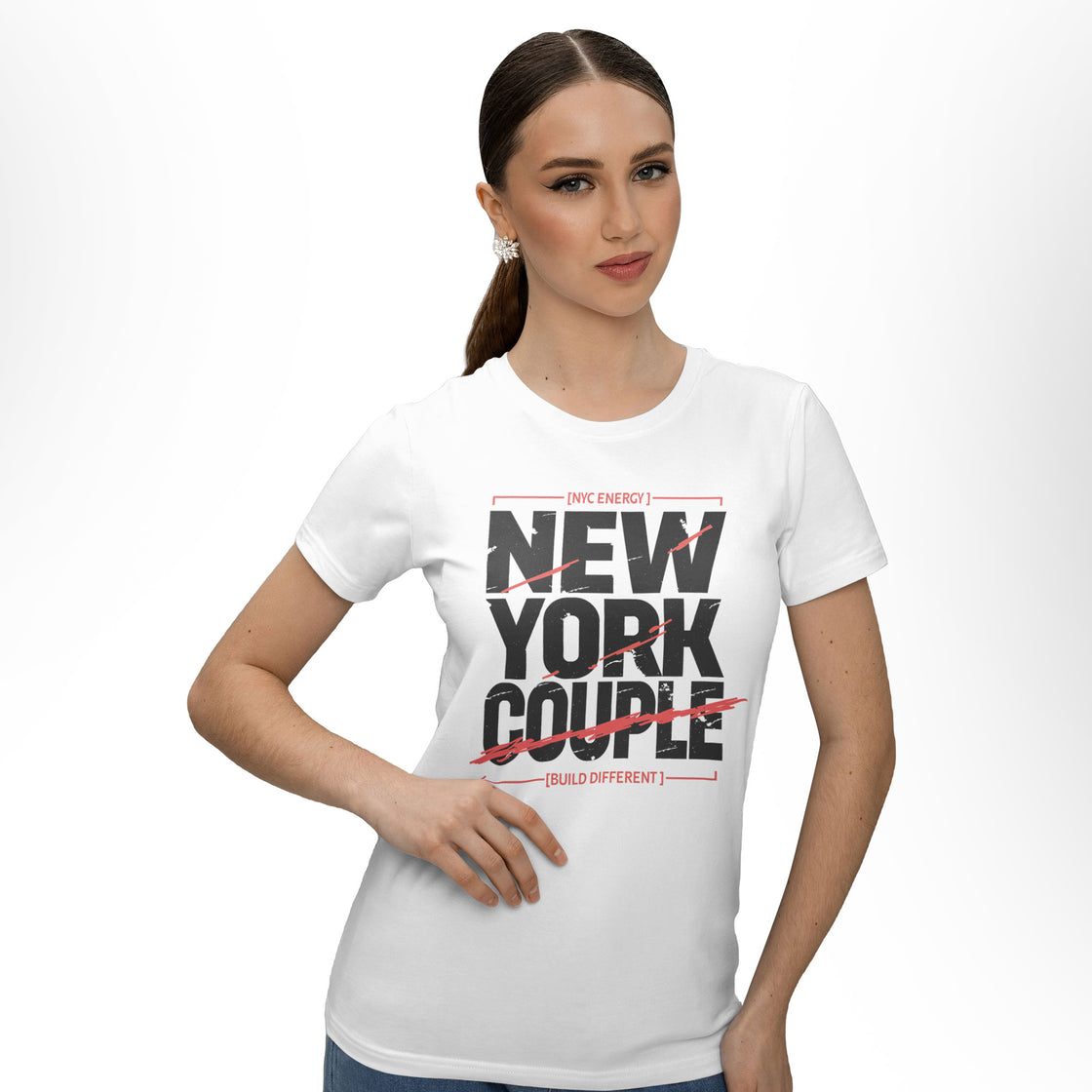 New York Couple – Bold Urban Matching Outfit for Couples with NYC Energy
