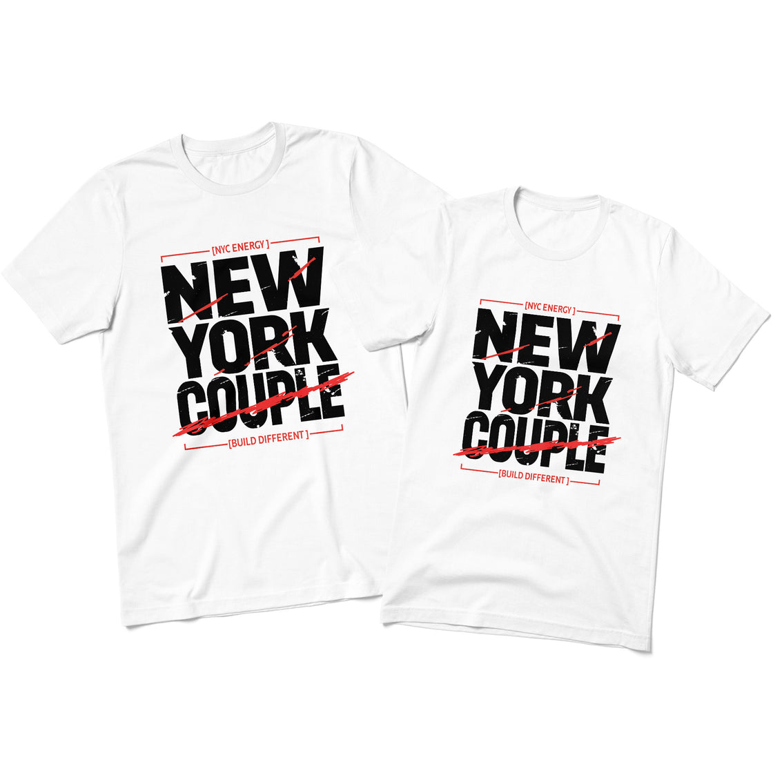 New York Couple – Bold Urban Matching Outfit for Couples with NYC Energy