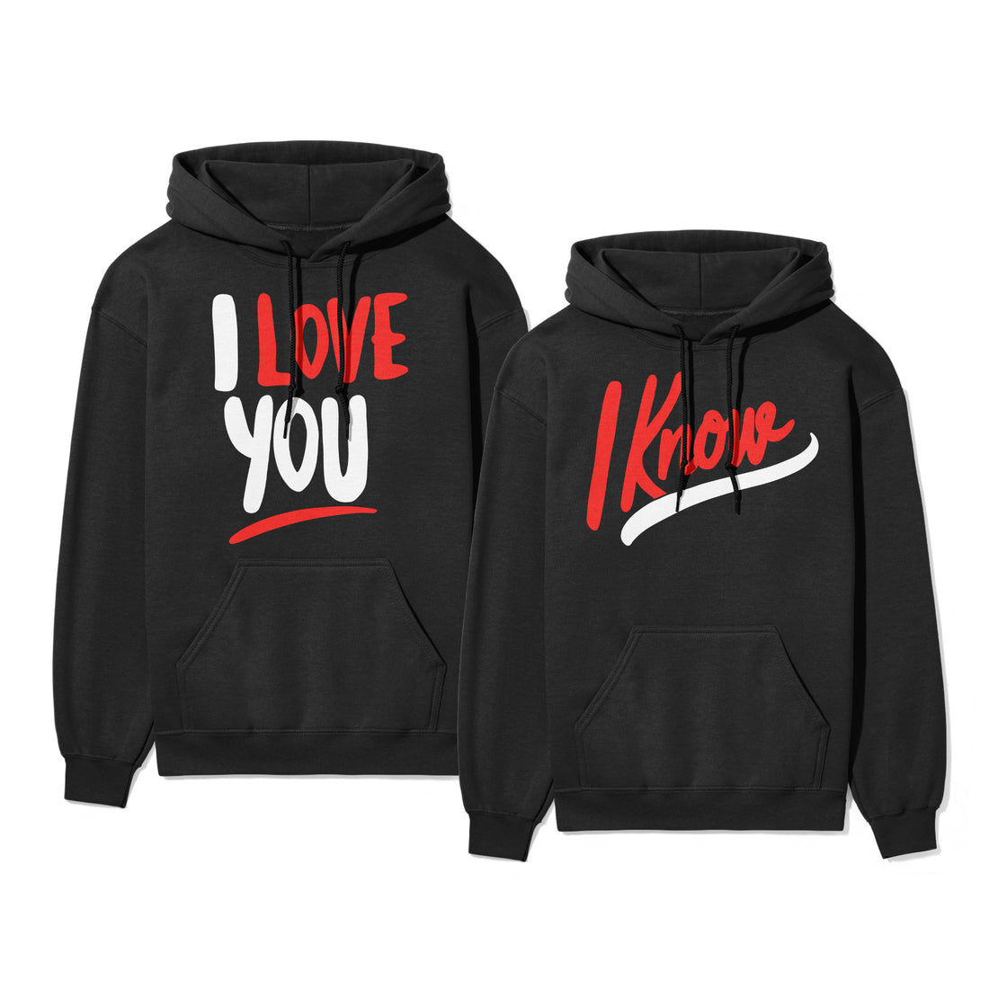 I Love You & I Know – Matching Tees for Couples with Big Vibes