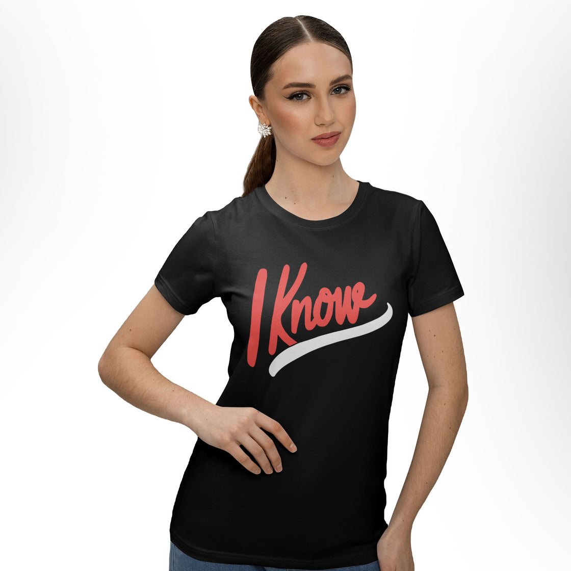 I Love You & I Know – Matching Tees for Couples with Big Vibes