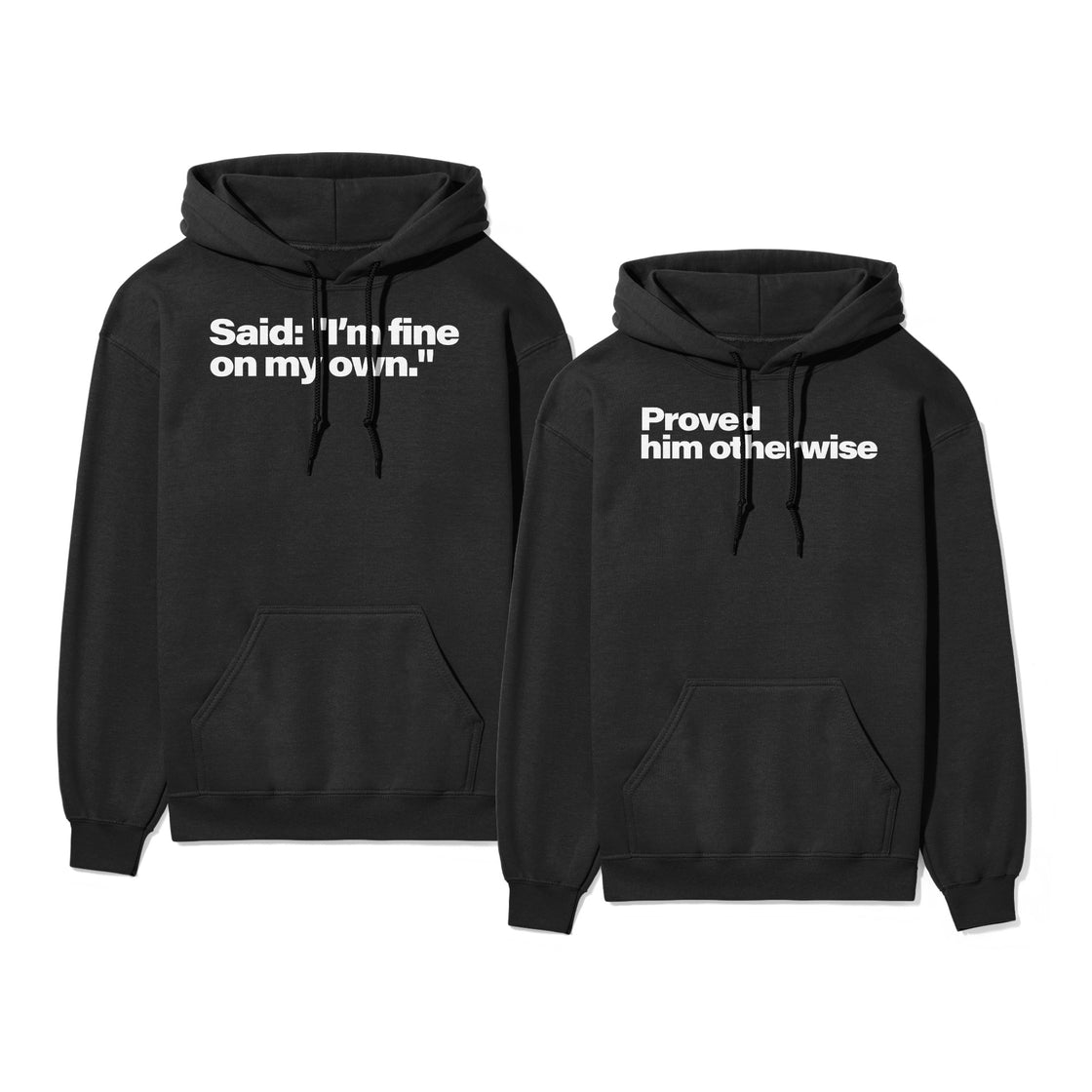 Said: “I’m Fine On My Own" &  Proved Him Otherwise – Bold Matching Looks for Couples Who Keep It Real