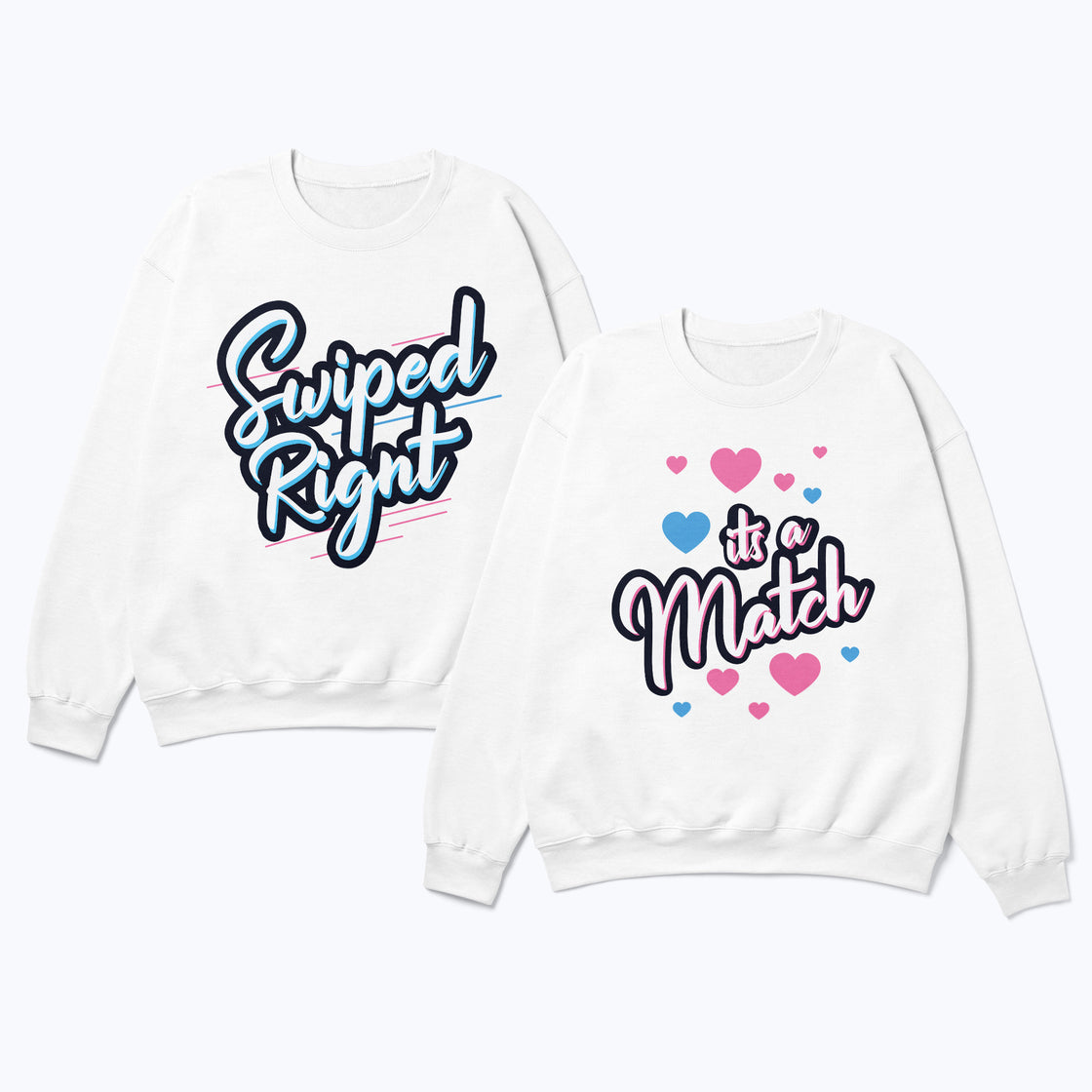 Swiped Right & It’s a Match – Couple Matching Collection for Date Days & Chill Nights