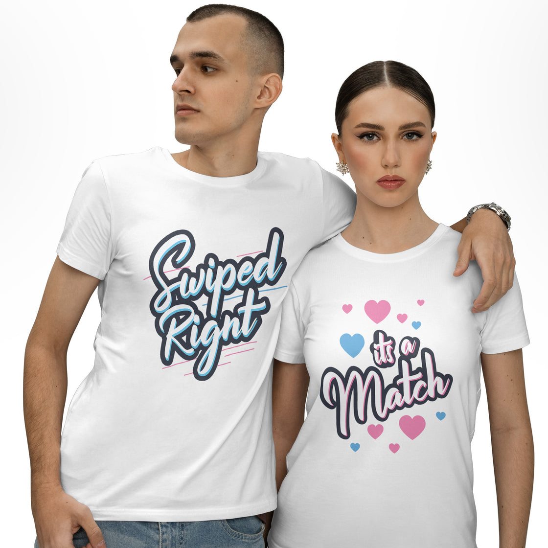 Swiped Right & It’s a Match – Couple Matching Collection for Date Days & Chill Nights