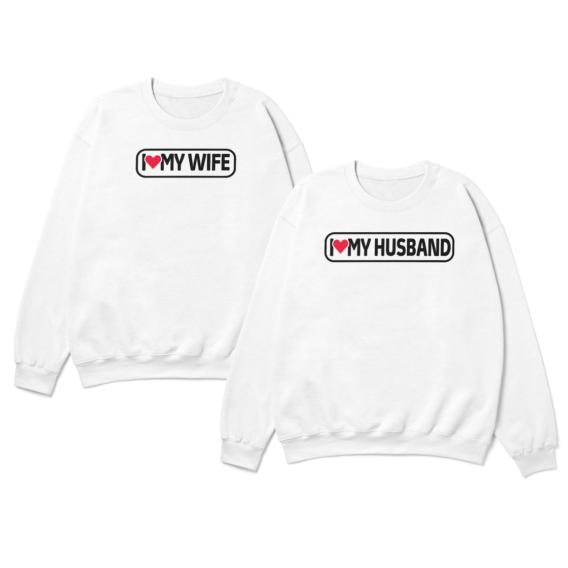 I Love My Wife & I Love My Husband – Matching Set That Says It Loud