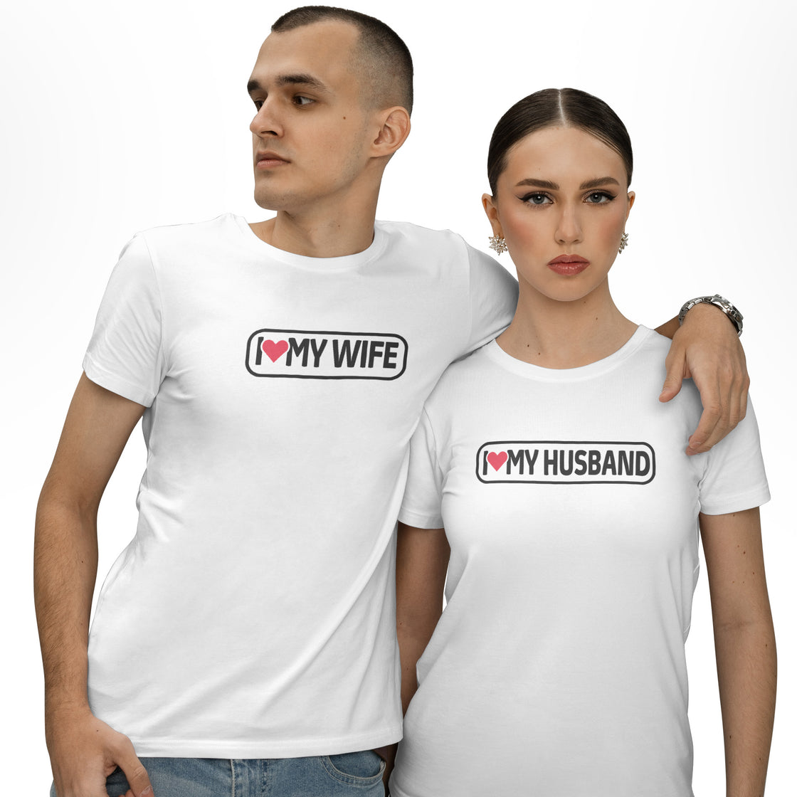 I Love My Wife & I Love My Husband – Matching Set That Says It Loud