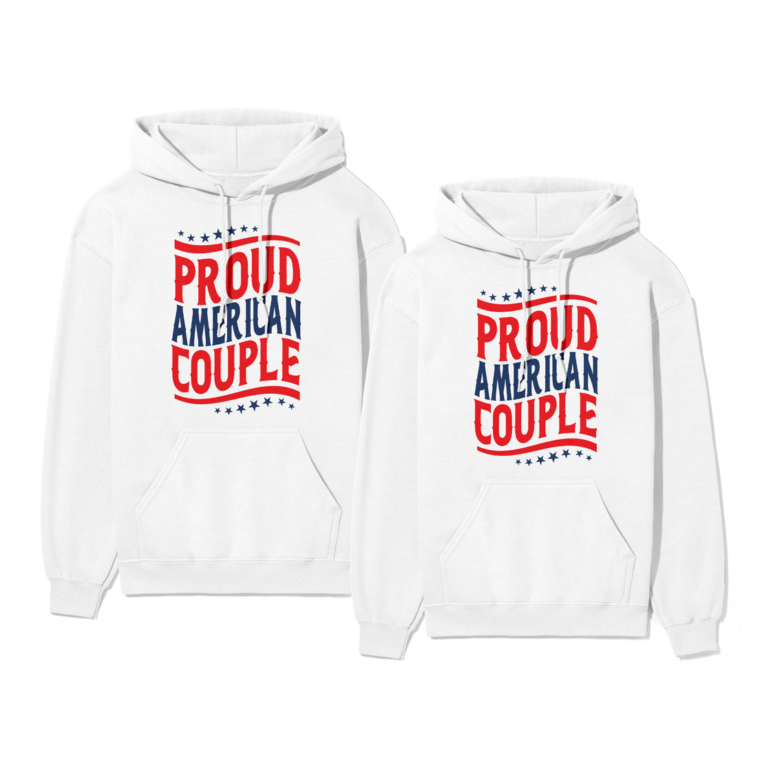 Proud American Couple – Matching Looks for Holidays & Celebrations