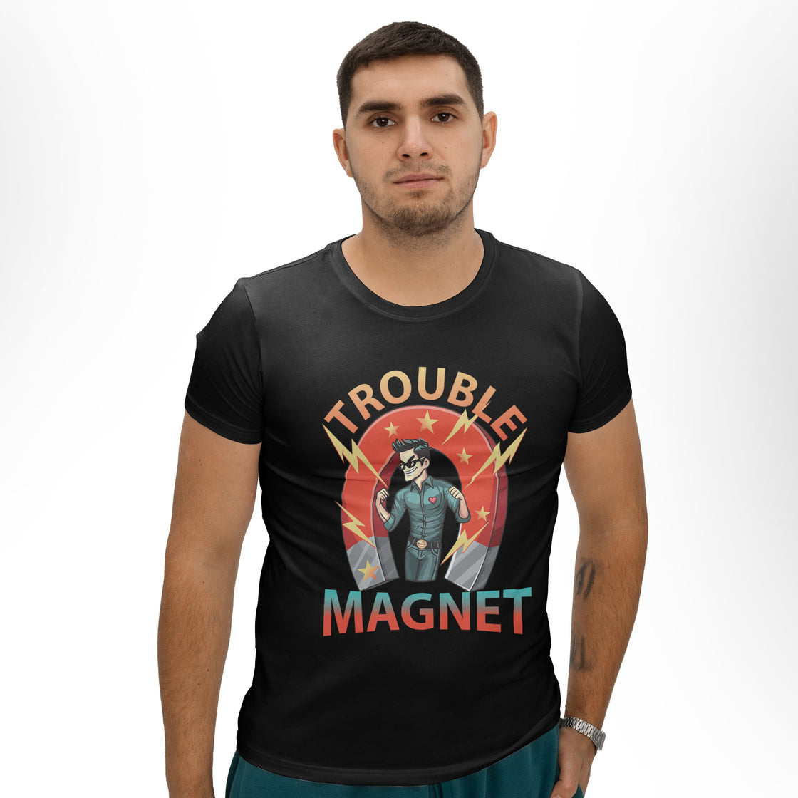 Trouble Maker & Trouble Magnet – Bold Matching Outfits for Confident Couples