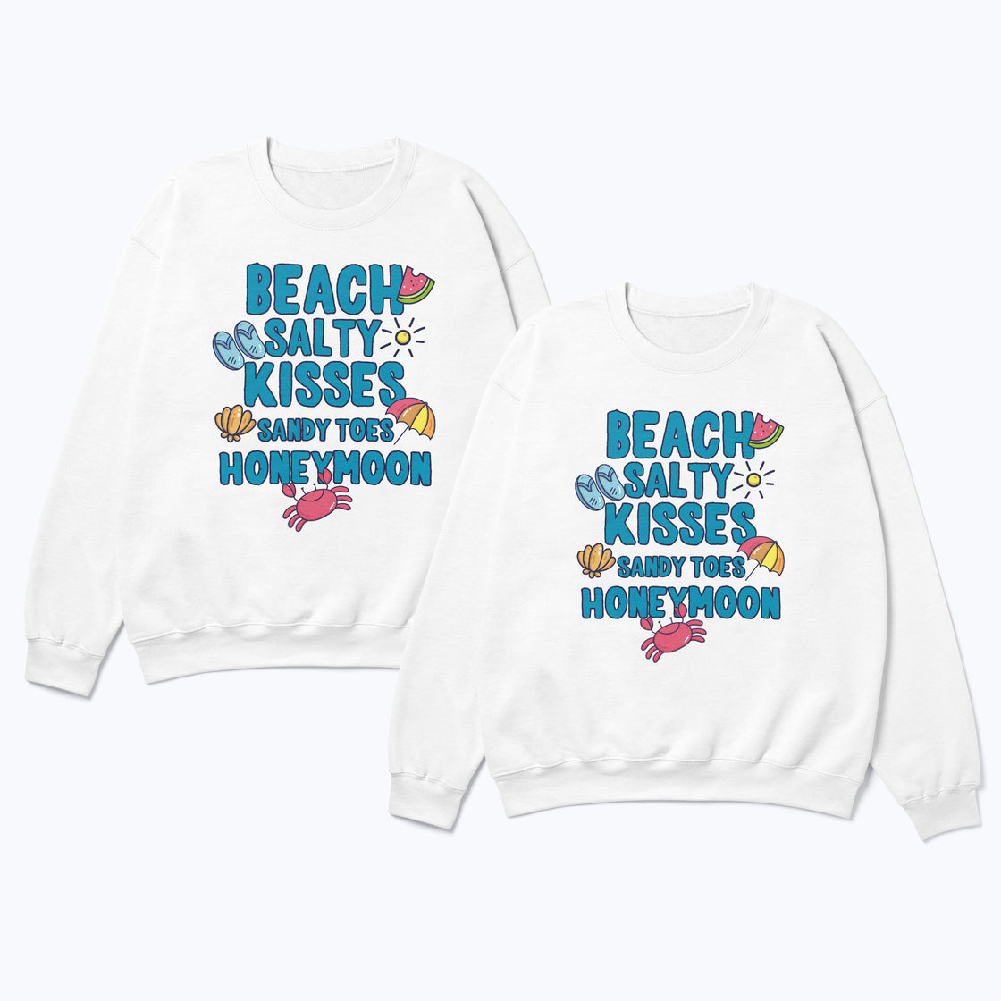 Beach Salty Kisses Sandy Toes Honeymoon – Romantic Matching Looks Made for Two in Love