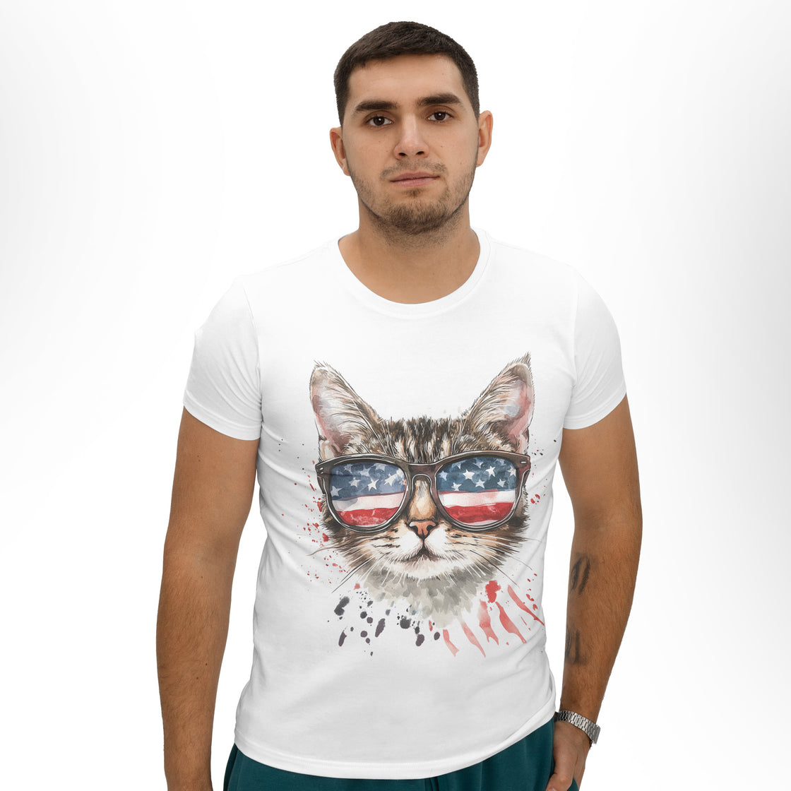 Patriotic Cats – Cute Matching Outfits for Couples Who Love to Celebrate Together