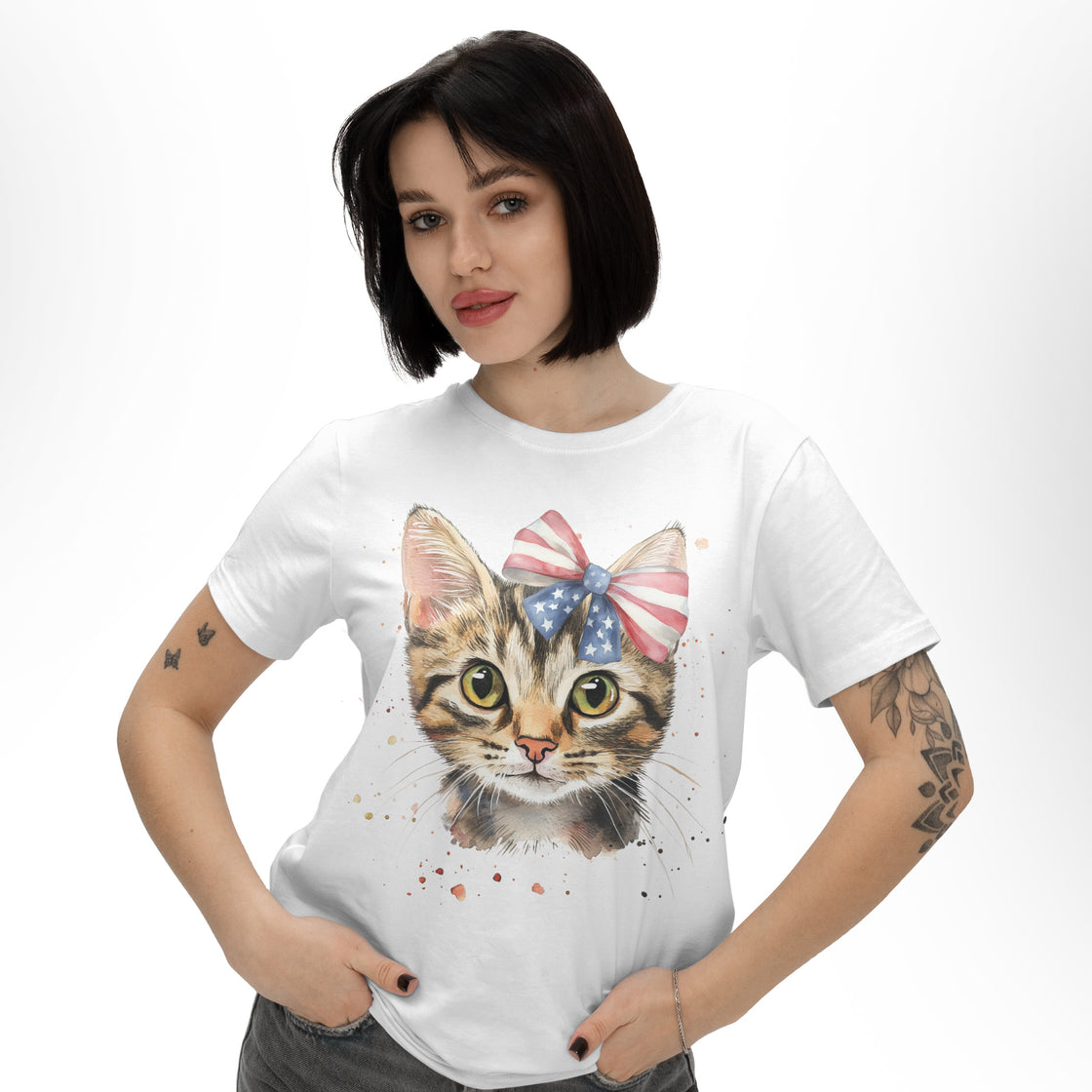 Patriotic Cats – Cute Matching Outfits for Couples Who Love to Celebrate Together