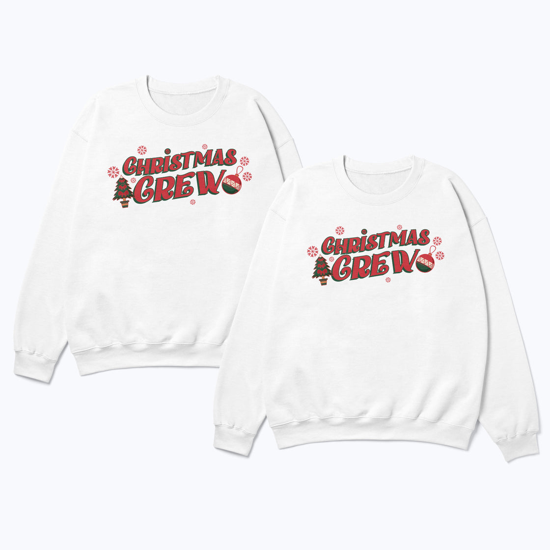 Christmas Crew – Cozy Matching Set for Couples Who Love Holiday Cheer