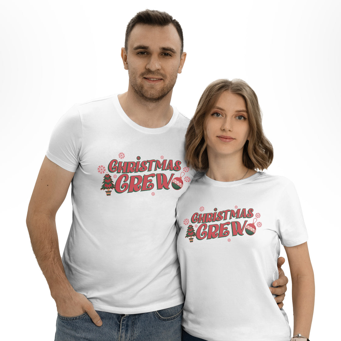 Christmas Crew – Cozy Matching Set for Couples Who Love Holiday Cheer