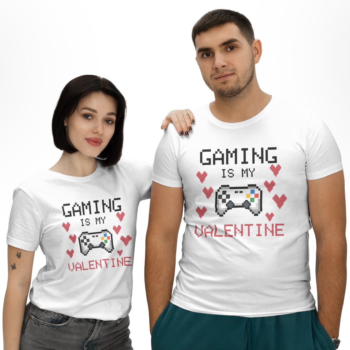 Gaming is My Valentine – Matching Valentine Look for Gamer Couples