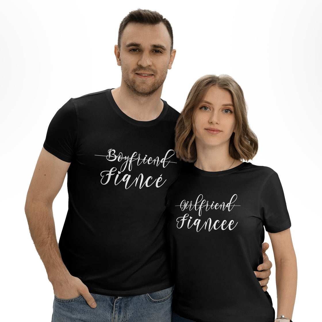 Boyfriend Fiancé & Girlfriend Fiancee – Couple Matching Outfit