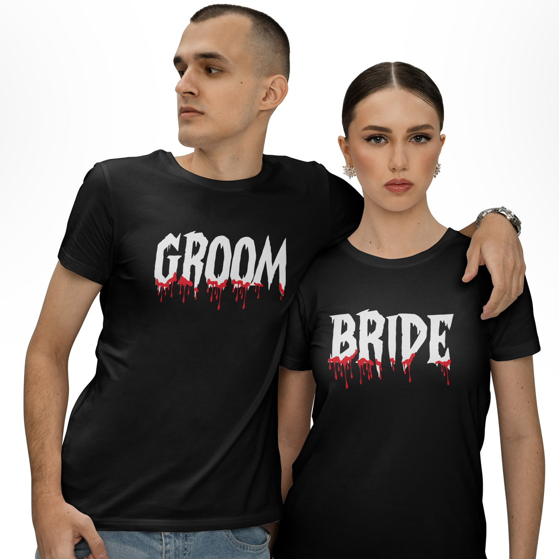 Bride & Groom – Halloween Matching Set for Couples